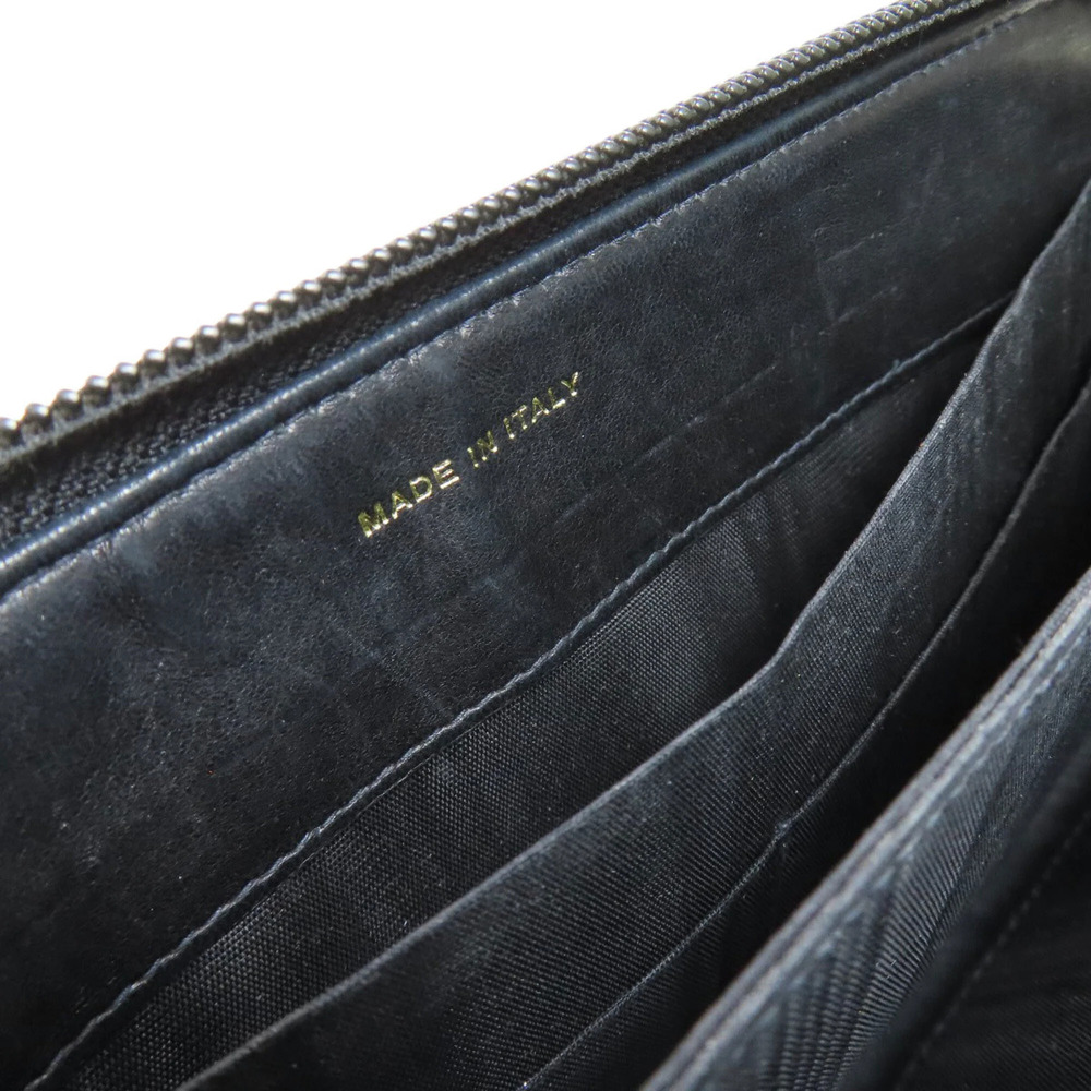 CHANEL Authentic Black Logo Wallet - Picture 9 of 16